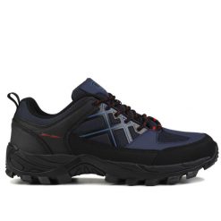 Buty męskie sportowe trekkingowe DK BARON. Czarne buty trekkingowe męskie DK, z materiału, bez zapięcia, trekkingowe. Za 148.00 zł.