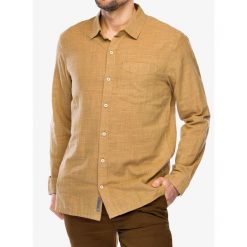 Koszula turystyczna męska Royal Robbins Hempline Spaced L/S. Brązowe koszule męskie ROYAL ROBBINS, l, bez wzorów, bez kołnierzyka, bez ramiączek. Za 340.99 zł.