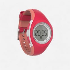 Zegarek do biegania Kalenji W200 S. Brązowe, cyfrowe zegarki męskie KALENJI, plastikowe. Za 39.99 zł.