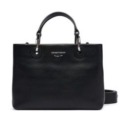 Torebka Emporio Armani. Czarne torebki klasyczne damskie Emporio Armani, bez wzorów, bez dodatków. Za 2,239.00 zł.