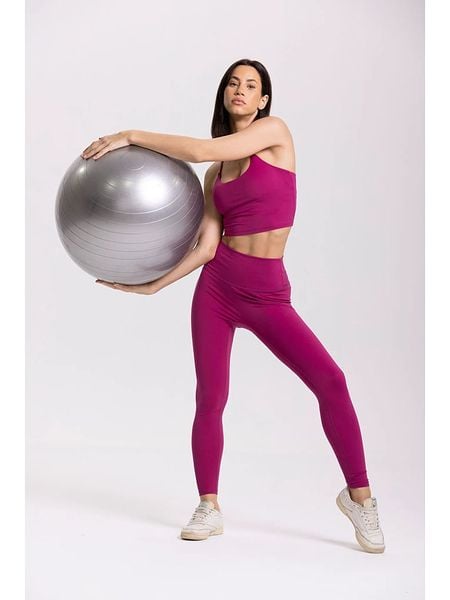 Onamaste Legginsy sportowe "Mantra" w kolorze różowym rozmiar: S/M. Różowe legginsy damskie Onamaste, m, bez wzorów, z materiału. Za 152.98 zł.