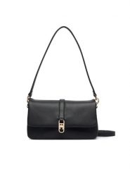Tommy Hilfiger Torebka Th Libre Conv Flap Crossover AW0AW19195 Czarny. Czarne torebki klasyczne damskie Tommy Hilfiger, bez wzorów, ze skóry, bez dodatków. Za 649.99 zł.