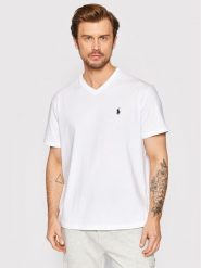 Polo Ralph Lauren T-Shirt 710708261 Biały Classic Fit. Białe koszulki polo męskie Polo Ralph Lauren, m, bez wzorów, z bawełny, bez ramiączek. Za 289.99 zł.