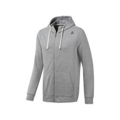 Bluza sportowa męska Reebok TE Marble Group FZ. Szare bluzy sportowe męskie Reebok, l, z materiału. Za 243.00 zł.