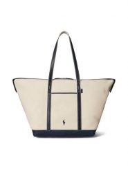Polo Ralph Lauren Torebka 428973072002 Beżowy. Brązowe torebki klasyczne damskie Polo Ralph Lauren, bez wzorów, z materiału, bez dodatków. Za 1,599.00 zł.