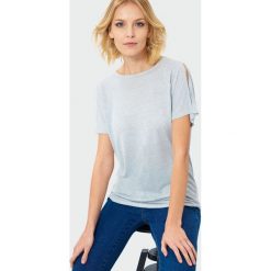 Klasyczny top. Topy damskie Greenpoint, bez wzorów, z bawełny, bez kołnierzyka. Za 34.99 zł.
