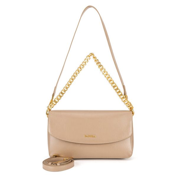 Torebka Badura. Brązowe torebki klasyczne damskie Badura, bez wzorów, bez dodatków. Za 249.99 zł.