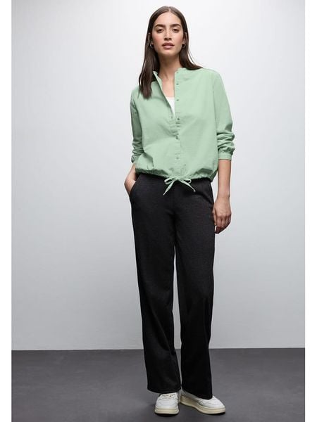 Cecil Bluzka w kolorze jasnozielonym rozmiar: 38. Zielone bluzki damskie Cecil, bez wzorów, bez kołnierzyka, bez ramiączek. Za 104.89 zł.