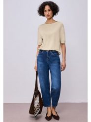 Street One Sweter w kolorze beżowym rozmiar: 42. Brązowe swetry klasyczne damskie Street One, bez kołnierzyka. Za 105.38 zł.