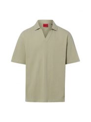 HUGO koszulka polo - Dalibo Mężczyźni Bawełna zielony, M. Zielone koszulki polo męskie Hugo, m, bez wzorów, z bawełny, bez ramiączek. Za 429.95 zł.
