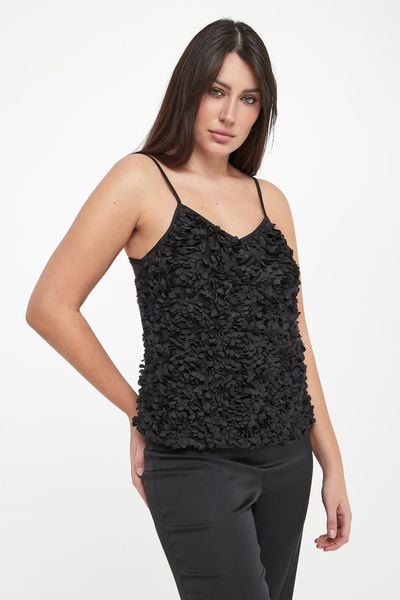 Top damski z kwiatami TWINSET ACTITUDE. Topy damskie Twinset Milano, l, bez wzorów, bez kołnierzyka. Za 529.00 zł.