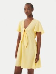 Vero Moda Sukienka codzienna Vira 10340739 Żółty Regular Fit. Żółte sukienki damskie Vero Moda, na co dzień, m, bez wzorów, z wiskozy, bez kołnierzyka, bez ramiączek, proste. Za 179.99 zł.