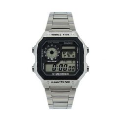 Zegarek Casio. Szare zegarki męskie Casio, srebrne. Za 219.99 zł.