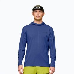 Bluza trekkingowa męska NORRONA Femund Tech Hood. Niebieskie bluzy z kapturem męskie NORRONA, m, z materiału. Za 399.99 zł.