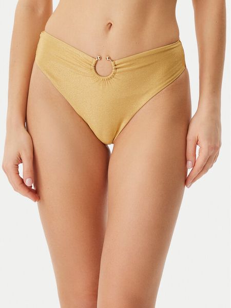 Guess Bikini E4GO11 KC632 Żółty. Żółte bikini damskie Guess, z aplikacjami. Za 121.99 zł.