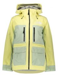 The North Face Kurtka narciarska "Dragline" w kolorze żółto-zielonym rozmiar: S. Zielone kurtki narciarskie i snowboardowe damskie The North Face, s, bez wzorów, z materiału, bez kaptura, narciarskie. Za 786.95 zł.