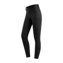 Damskie legginsy jeździeckie z pełną przyczepnością ELT Rena thermique. Czarne legginsy damskie ELT, l, bez wzorów, z elastanu. Za 491.00 zł.