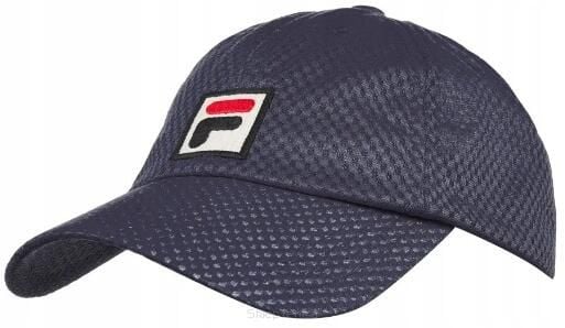 Czapka tenisowa Fila Mesh Cap Sampau granatowa. Niebieskie czapki męskie Fila, bez wzorów, z materiału. Za 71.99 zł.
