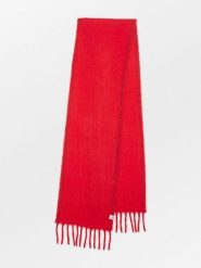 Becksöndergaard Szal w kolorze czerwonym - 210 x 26 cm rozmiar: onesize. Czerwone szaliki i kominy damskie Becksöndergaard, bez wzorów, z materiału. Za 295.99 zł.