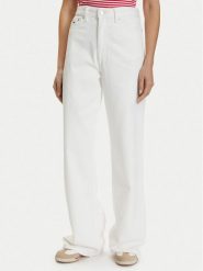 Tommy Jeans Jeansy DW0DW22648 Biały Straight Leg. Białe jeansy damskie Tommy Jeans. Za 409.99 zł.