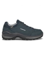 LOWA Skórzane buty trekkingowe "Renegade GTX" w kolorze granatowym rozmiar: 41. Niebieskie obuwie trekkingowe damskie Lowa. Za 492.27 zł.