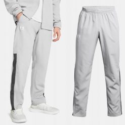 Spodnie Męskie Dresowe Under Armour Sportowe. Szare spodnie sportowe męskie Under Armour, z dresówki. W wyprzedaży za 143.82 zł.