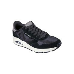 Buty sportowe męskie Skechers Uno vintage Dayz. Czarne buty sportowe na co dzień męskie Skechers, ze skóry ekologicznej, bez zapięcia. Za 415.80 zł.