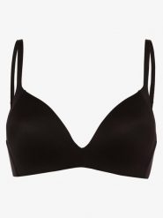Triumph biustonosz bez fiszbin Kobiety Sztuczne włókno czarny, 75C. Czarne biustonosze Triumph, bez wzorów, z tkaniny. Za 189.95 zł.