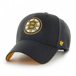 Czapka z daszkiem Boston Bruins 47Brand NHL Ballpark MVP. Czarne czapki męskie 47 Brand, bez wzorów. Za 186.50 zł.