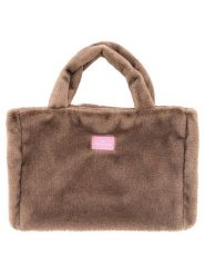 Zwillingsherz Shopper bag "Uni" w kolorze szarobrązowym - 50 x 35 cm rozmiar: onesize. Brązowe shopper bag damskie Zwillingsherz, bez wzorów, z materiału, na ramię, bez dodatków. Za 154.95 zł.