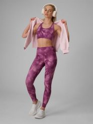4F Legginsy treningowe szybkoschnące damskie - fioletowe S. Fioletowe legginsy damskie 4f, l, bez wzorów. Za 149.99 zł.