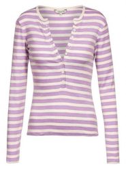 Herrlicher Koszulka w kolorze fioletowym rozmiar: M. Różowe bluzki damskie Herrlicher, m, bez wzorów, z bawełny, bez kołnierzyka, bez ramiączek. Za 145.45 zł.