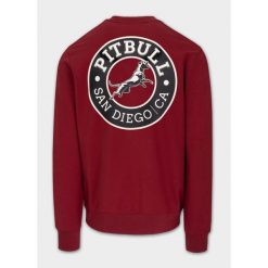 Bluza męska Pitbull SAN DIEGO CA. Brązowe bluzy bez kaptura męskie PITBULL, m. Za 199.99 zł.