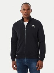 KARL LAGERFELD Bluza 705712 562900 Granatowy Regular Fit. Niebieskie bluzy bez kaptura męskie Karl Lagerfeld, l, z bawełny. Za 809.99 zł.