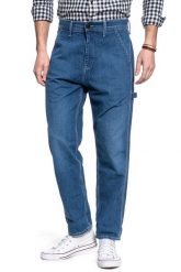 LEE CARPENTER MĘSKIE SPODNIE JEANSOWE RELAXED L75KKEZR 112120959. Spodnie materiałowe męskie Lee, bez wzorów, z jeansu. Za 209.99 zł.