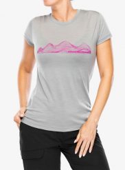 Koszulka damska Sensor Merino Active PT Tee S/S. Szare t-shirty damskie Sensor, s, bez wzorów, z materiału, bez kołnierzyka. Za 351.99 zł.