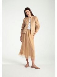 More & More Spódnica w kolorze beżowym rozmiar: 40. Brązowe spódniczki damskie MORE & MORE, bez wzorów, midi. Za 104.99 zł.