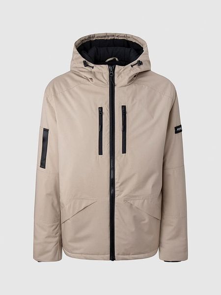 Pepe Jeans Kurtka przejściowa "Jett" w kolorze beżowym rozmiar: XL. Brązowe kurtki męskie Pepe Jeans, xl, bez wzorów, z jeansu, bez kaptura. Za 343.45 zł.