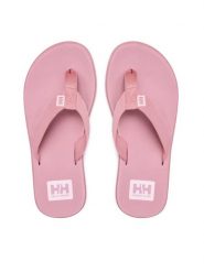 Helly Hansen Japonki W Logo Sandal 11601_096 Różowy. Czerwone klapki damskie Helly Hansen, bez wzorów, z materiału, bez obcasa. Za 129.99 zł.