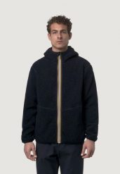 Kurtka Mężczyzna K-WAY Jack Sherpa Polar Double. Niebieskie kurtki męskie k-way, na jesień, l, bez wzorów, z polaru, eleganckie, bez kaptura. Za 710.49 zł.