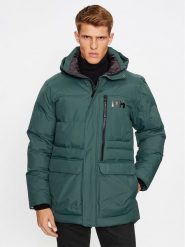 Helly Hansen Kurtka zimowa Tromsoe 53074 Zielony Regular Fit. Zielone kurtki męskie Helly Hansen, na zimę, m, bez wzorów, z syntetyku, bez kaptura. Za 1,119.00 zł.