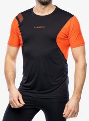 Koszulka do biegania męska La Sportiva Resolute T-Shirt. Czarne t-shirty męskie La Sportiva, l, bez wzorów, z materiału, bez kołnierzyka. Za 225.49 zł.