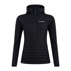 Kurtka hybrydowa damska Berghaus Nula Hybrid Jacket. Czarne kurtki damskie Berghaus, bez wzorów, z puchu, bez kaptura. Za 555.49 zł.