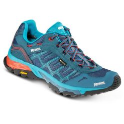 Buty turystyczne męskie Meindl Finale Gore-Tex. Niebieskie buty trekkingowe męskie MEINDL, z gore-texu, bez zapięcia, trekkingowe, gore-tex. Za 969.00 zł.