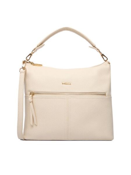 MEXX Torebka CEO-MEXX-L-010-09 Écru. Torebki klasyczne damskie Mexx, bez wzorów, z materiału, bez dodatków. Za 199.99 zł.