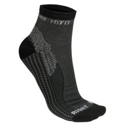 Skarpetki Myfit Race. Czarne skarpetki męskie MYFIT, bez wzorów. Za 136.00 zł.