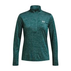 Bluza damska Under Armour UA Tech Twist 1/2 Zip. Czarne bluzy bez kaptura damskie Under Armour, s, bez wzorów, bez kaptura. Za 140.99 zł.