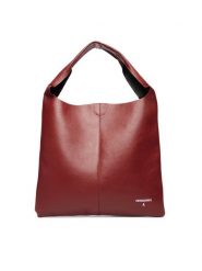 Patrizia Pepe Torebka 8B0321/L148-B861 Bordowy. Czerwone torebki klasyczne damskie Patrizia Pepe, bez wzorów, ze skóry, bez dodatków. Za 1,289.00 zł.