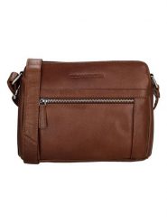 HIDE & STITCHES Skórzana torebka w kolorze brązowym - 20 x 26 x 8 cm rozmiar: onesize. Brązowe torebki klasyczne damskie HIDE & STITCHES, bez wzorów, z materiału, bez dodatków. Za 173.99 zł.