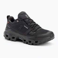 Buty damskie On Cloudrock Low Waterproof. Czarne obuwie trekkingowe damskie On. Za 805.45 zł.